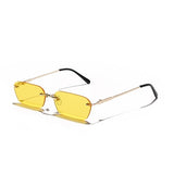 Rimless Rectangle Sunglasses