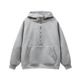 Zip-Up Oversized Hoodie with Kangaroo Pocket