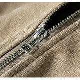 Classic Suede Bomber Jacket