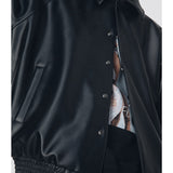 Black Oversized Leather Jacket