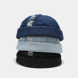 Denim Brimless Hat