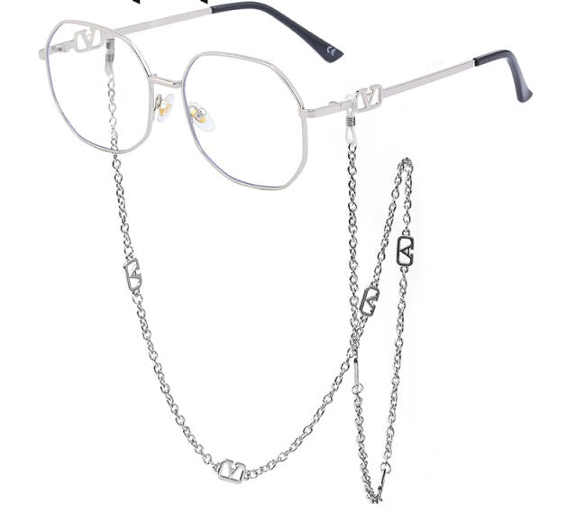 Fashion Sunglasses with Chain Arms