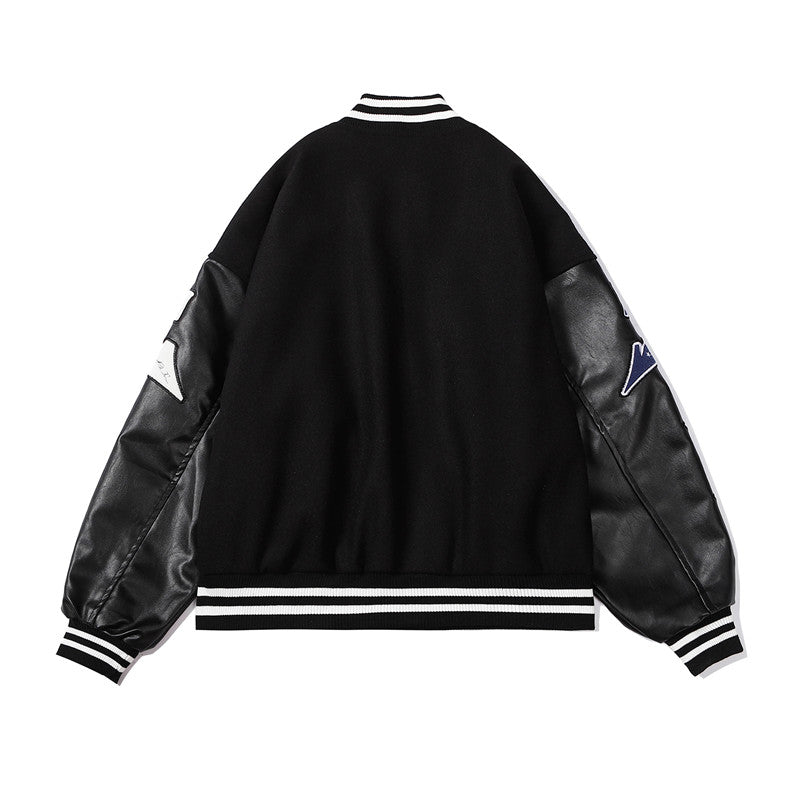 Leather Sleeve Varsity Jacket – The Unrivaled Brand