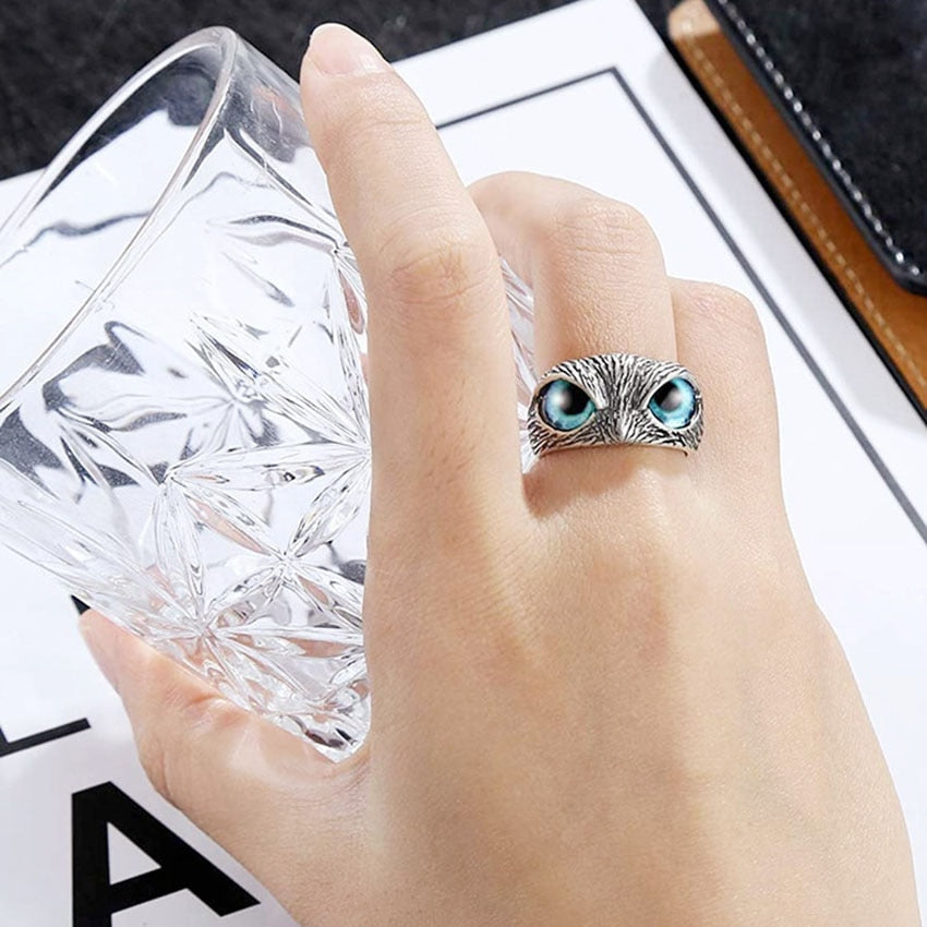 Owl Silver Ring