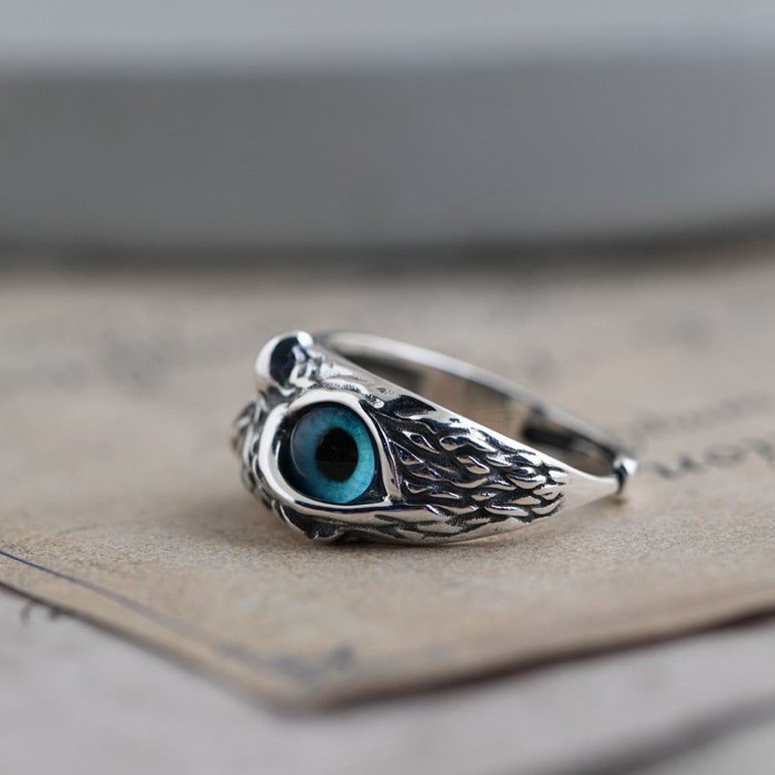 Owl Silver Ring