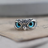 Owl Silver Ring