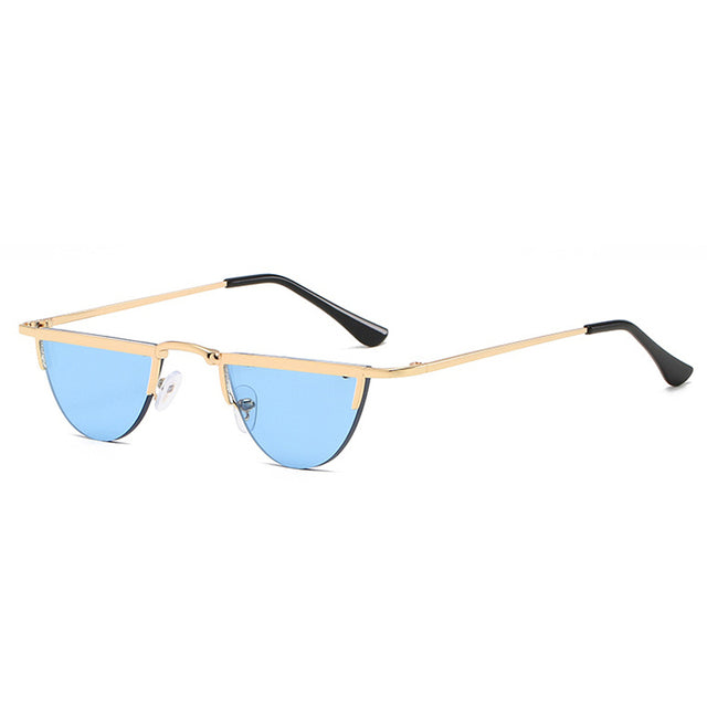 Round Rimless Sunglasses