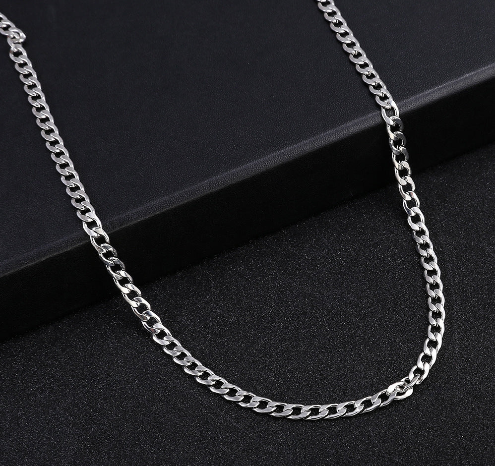 Stainless Steel Chain Necklace - 5mm Wide 60cm