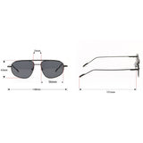 Trendy Metal Sunglasses
