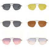 Trendy Metal Sunglasses