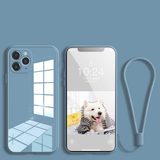 Tempered Glass iPhone Case with a strap