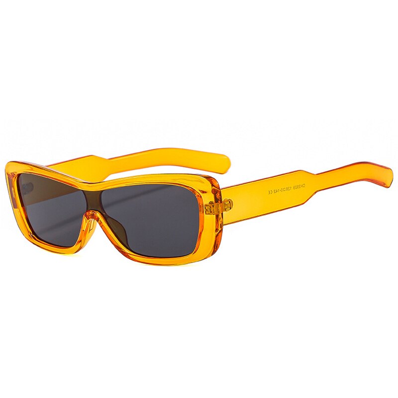 Trendy Orange Lens Sunglasses