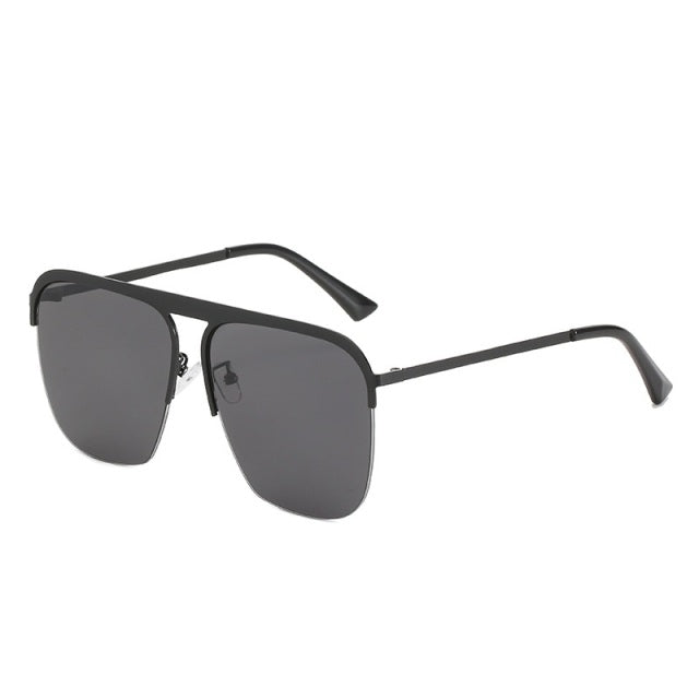 Oversized Rimless Sunglasses
