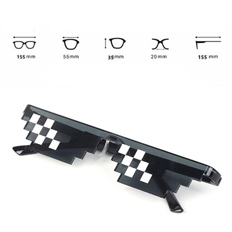 Size chart for Thug Life Sunglasses
