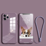Tempered Glass iPhone Case with a strap