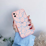 Trippy Smiley iPhone Case