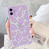Trippy Smiley iPhone Case