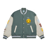 Sage Varsity Jacket