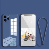 Tempered Glass iPhone Case with a strap